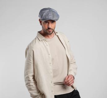 casquette plate bleu Kingston-p/462
