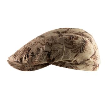 casquette plate lin Printy Linen