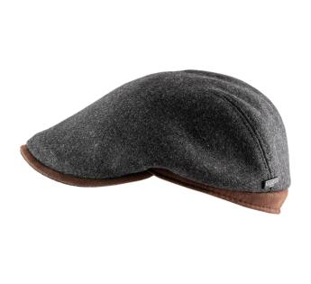Casquette plate laine Santino