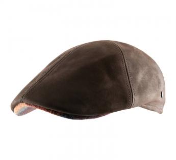 Casquette bec de canard en cuir Golf Leather