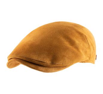 Casquette beret cuir fin Vittorio