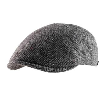 Casquette plate tweed Celestin