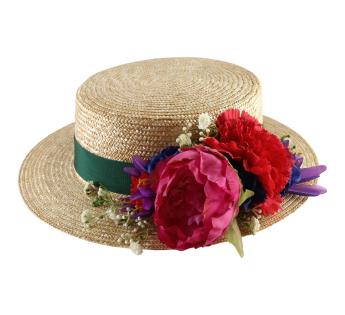 Chapeau fleuri Yaël