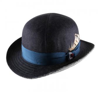 Chapeau melon denim Bombetta-2