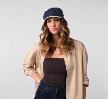 Casquette plate denim Mirco