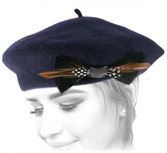 beret femme plume Paname