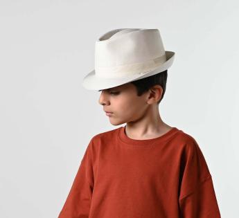 chapeau enfant lin Little Linen Trilby 