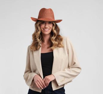 Chapeau fédora abaca Maelias