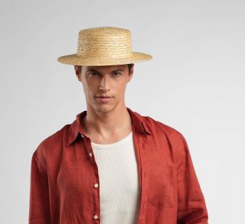 canotier paille Boater