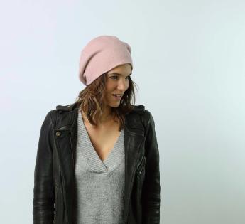 bonnet long Woollen Roll Upp Beret