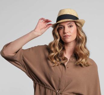 trilby paille Classic Trilby Paille