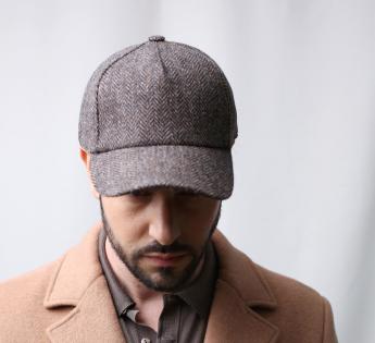 Casquette en tweed Carlo