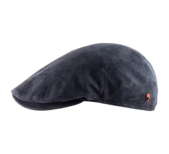 casquette plate cuir Iono Suede