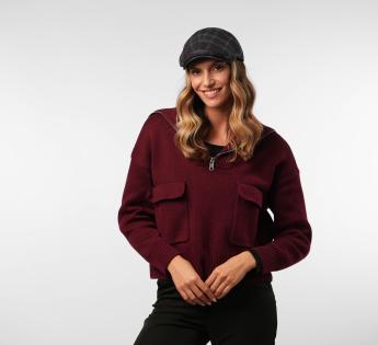 Casquette  plate tartan Jackson-k-g/700