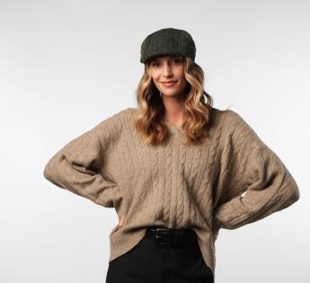 Casquette plate laine Genova