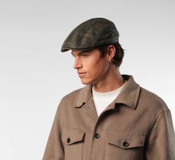 Casquette imitation cuir Prato Vin