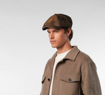 casquette en cuir Remigio