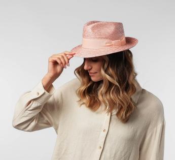 fedora paille fine Classic Straw Fedora 