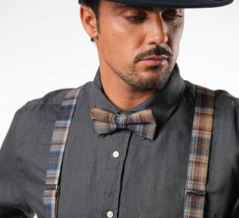 Noeud papillon tartan Saxony